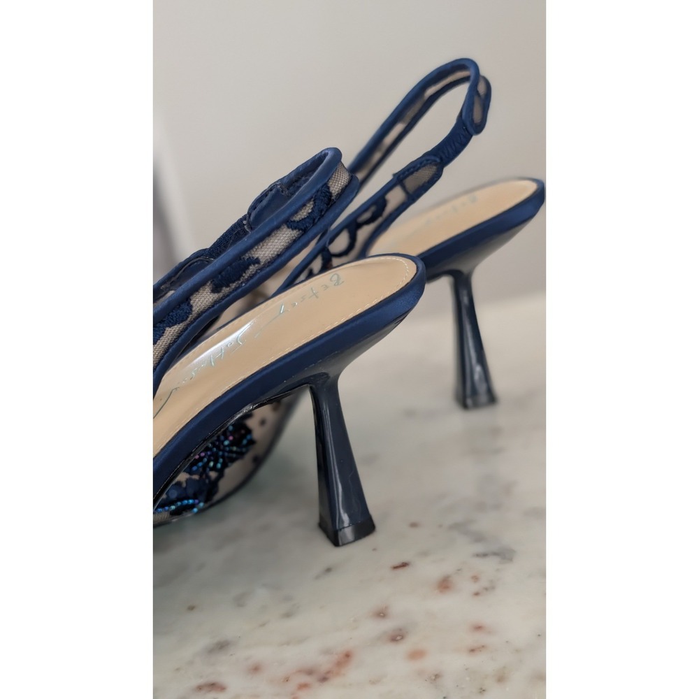 Betsey Johnson Nikki Navy 8.5 - Picture 7 of 10